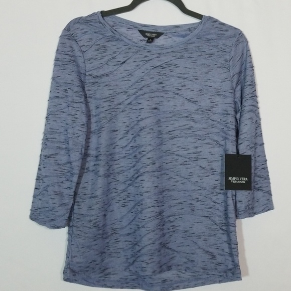 Simply Vera Vera Wang Tops - NWT Simply Vera Wang Blouse Shirt Top Sz Small